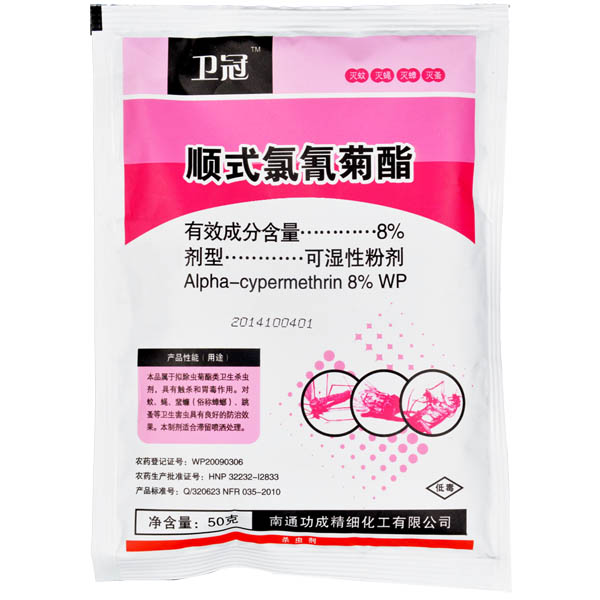 8% Alpha-cypermethrin WP